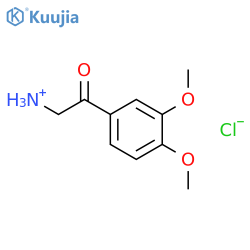 2-Amino-1-(3,4-dimethoxyphenyl)-1-ethanone Hydrochloride structure