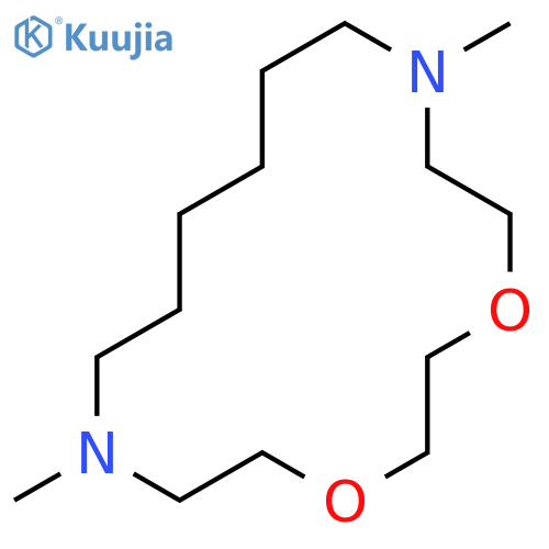 1,4-Dioxa-7,14-diazacyclohexadecane, 7,14-dimethyl- structure
