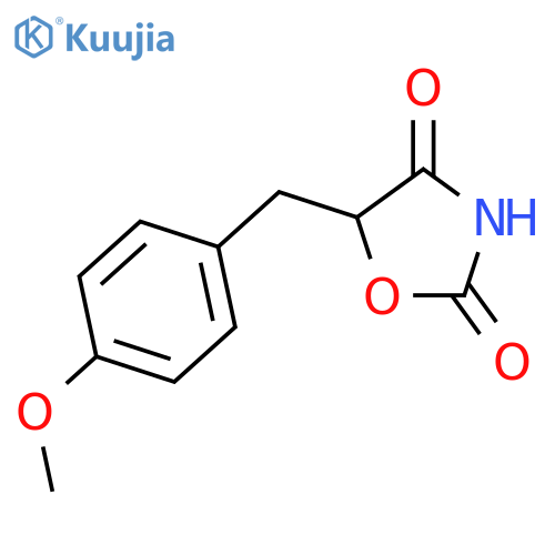 2,4-oxazolidinedione, 5-[(4-methoxyphenyl)methyl]- structure