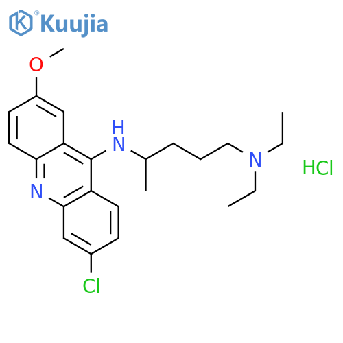 Quinacrine Dihydrochloride Dihydrate structure