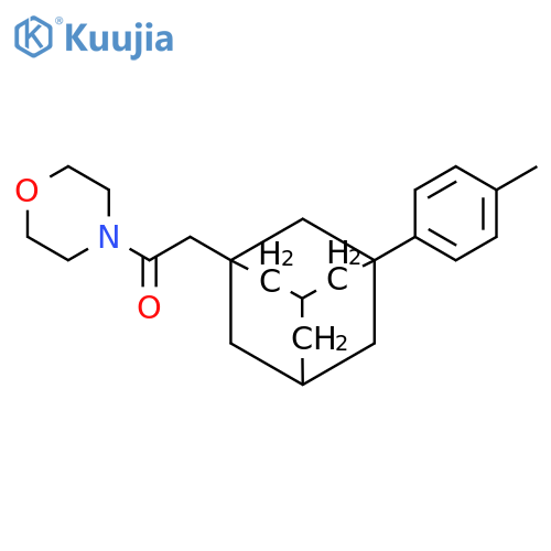2-3-(4-methylphenyl)adamantan-1-yl-1-(morpholin-4-yl)ethan-1-one structure