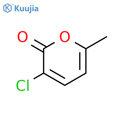 2H-Pyran-2-one, 3-chloro-6-methyl- structure