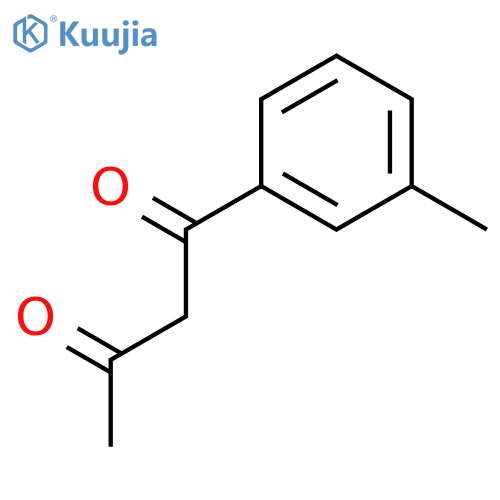 1-(3-methylphenyl)butane-1,3-dione structure