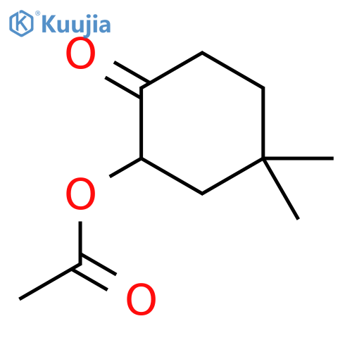 Cyclohexanone, 2-(acetyloxy)-4,4-dimethyl- structure