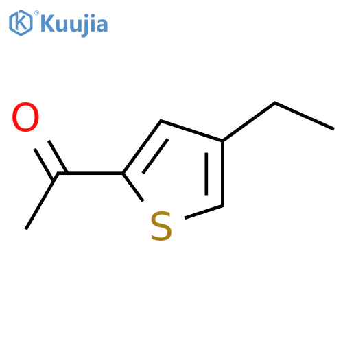 Ethanone, 1-(4-ethyl-2-thienyl)- structure