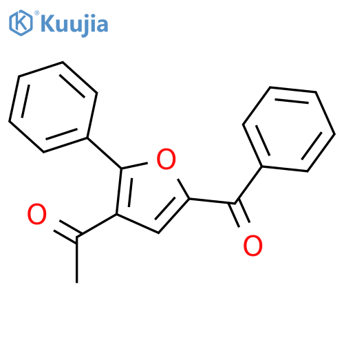 Ethanone, 1-(5-benzoyl-2-phenyl-3-furanyl)- structure