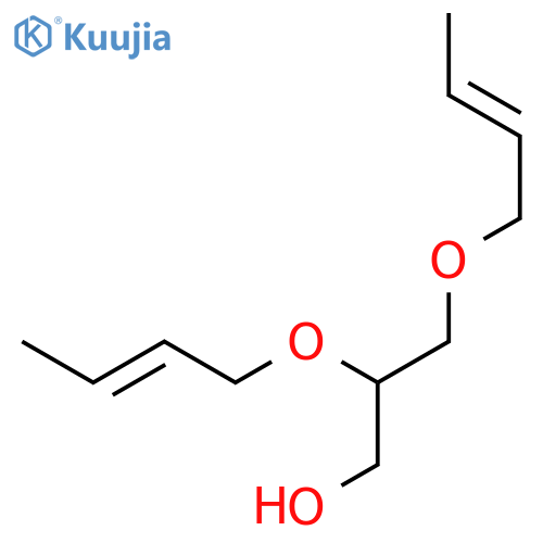 1-Propanol, 2,3-bis(2-butenyloxy)-, (S)- structure