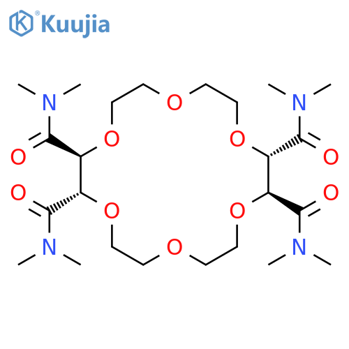 (-)-(18-Crown-6)-2,3,11,12-tetracarboxamide structure