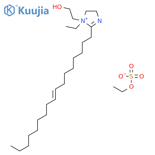 1-ethyl-2-(8-heptadecenyl)-4,5-dihydro-1-(2-hydroxyethyl)-1H-imidazolium ethyl sulphate structure