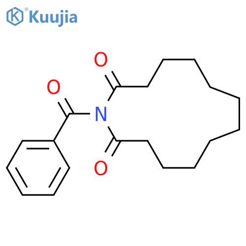 Azacyclotridecane-2,13-dione, 1-benzoyl- structure