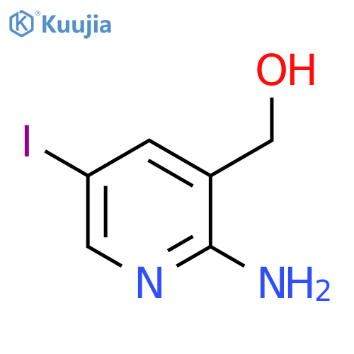 (2-Amino-5-iodo-pyridin-3-yl)-methanol structure