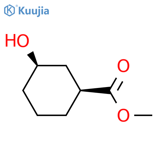 methyl cis-3-hydroxycyclohexane-1-carboxylate structure