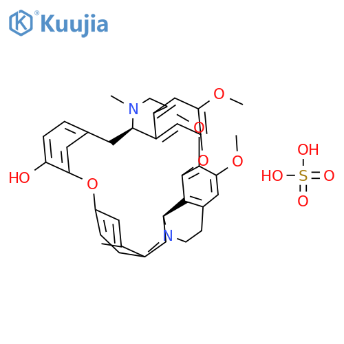 oxyacanthine sulfate structure