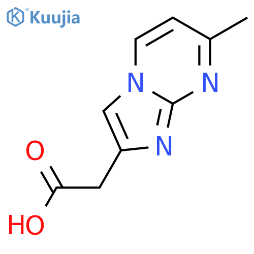 2-(7-methylimidazo[1,2-a]pyrimidin-2-yl)acetic Acid structure