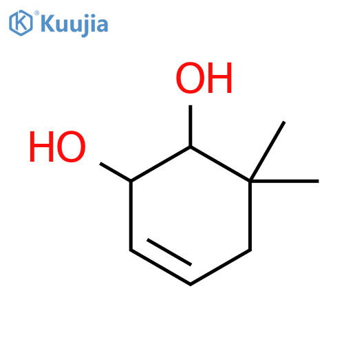 3-Cyclohexene-1,2-diol, 6,6-dimethyl- structure
