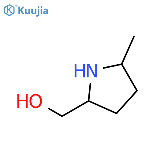 (5-methylpyrrolidin-2-yl)methanol structure