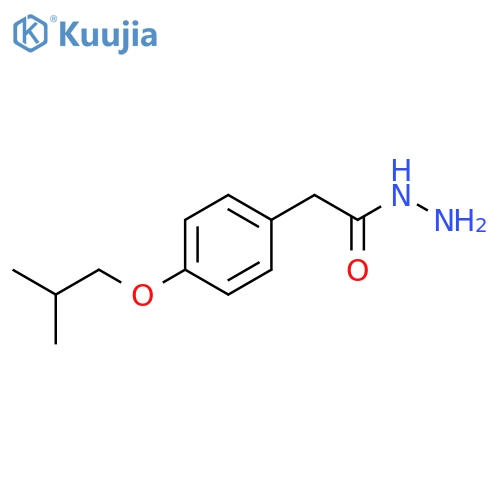 2-4-(2-Methylpropoxy)phenylacetohydrazide structure