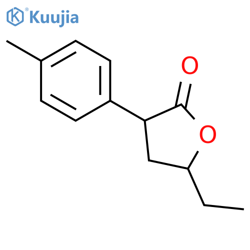 2(3H)-Furanone,5-ethyldihydro-3-(4-methylphenyl)-(9CI) structure