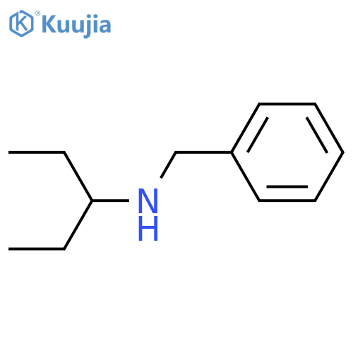 benzyl(pentan-3-yl)amine structure
