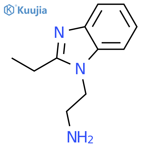 2-(2-ethyl-1H-1,3-benzodiazol-1-yl)ethan-1-amine structure