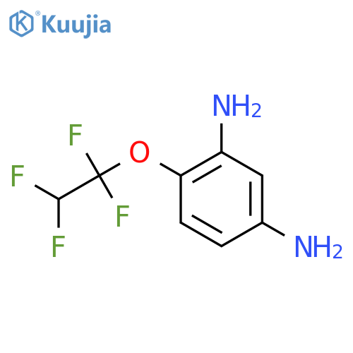 4-(1,1,2,2-tetrafluoroethoxy)benzene-1,3-diamine structure