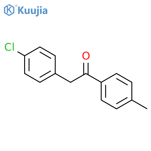 2-(4-Chlorophenyl)-1-(p-tolyl)ethanone structure