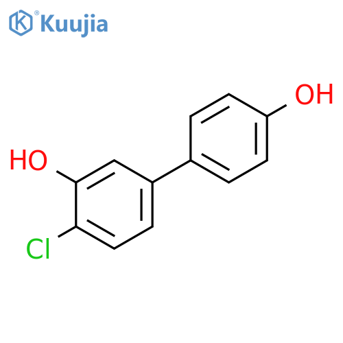 2-Chloro-5-(4-hydroxyphenyl)phenol structure