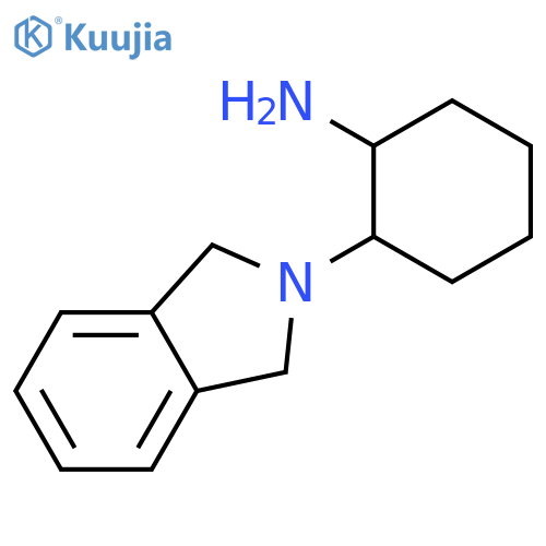 R,R-2-(1,3-dihydro-2H-isoindol-2-yl)-CyclohexanaMine structure