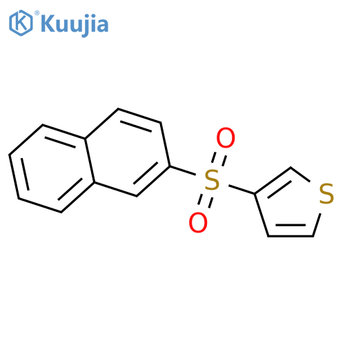 Thiophene, 3-(2-naphthalenylsulfonyl)- structure