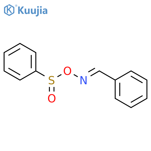 Benzaldehyde, O-(phenylsulfinyl)oxime structure