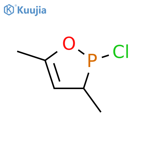 1,2-Oxaphosphole, 2-chloro-2,3-dihydro-3,5-dimethyl- structure