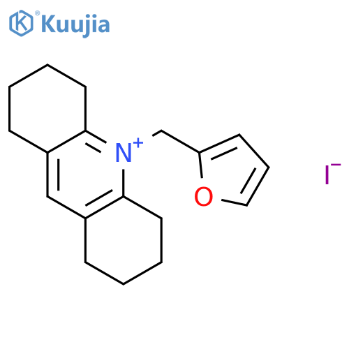 Acridinium, 10-(2-furanylmethyl)-1,2,3,4,5,6,7,8-octahydro-, iodide structure