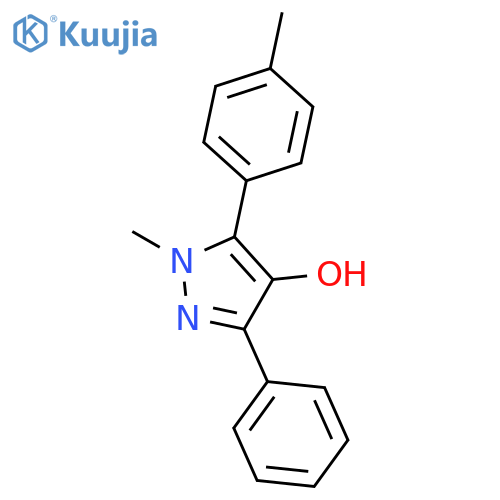 1H-Pyrazol-4-ol, 1-methyl-5-(4-methylphenyl)-3-phenyl- structure