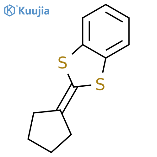 1,3-Benzodithiole, 2-cyclopentylidene- structure