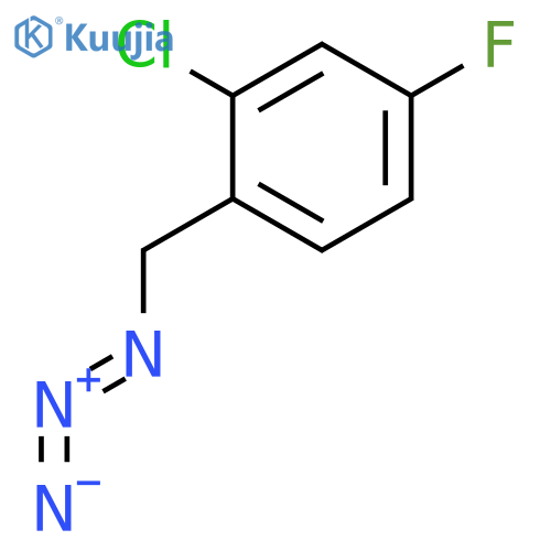 1-(azidomethyl)-2-chloro-4-fluorobenzene structure