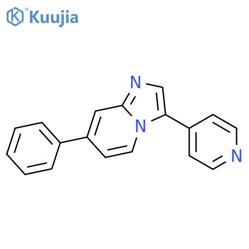 7-Phenyl-3-(pyridin-4-yl)imidazo[1,2-a]pyridine structure