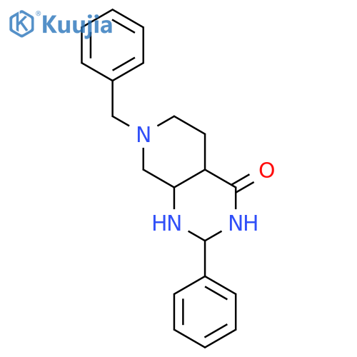 Pyrido[3,4-d]pyrimidin-4(1H)-one,5,6,7,8-tetrahydro-2-phenyl-7-(phenylmethyl)- structure