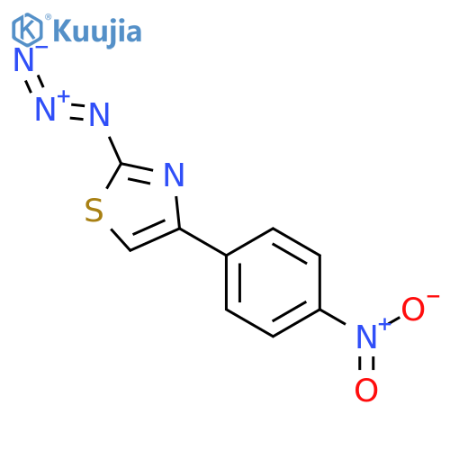 Thiazole, 2-azido-4-(4-nitrophenyl)- structure