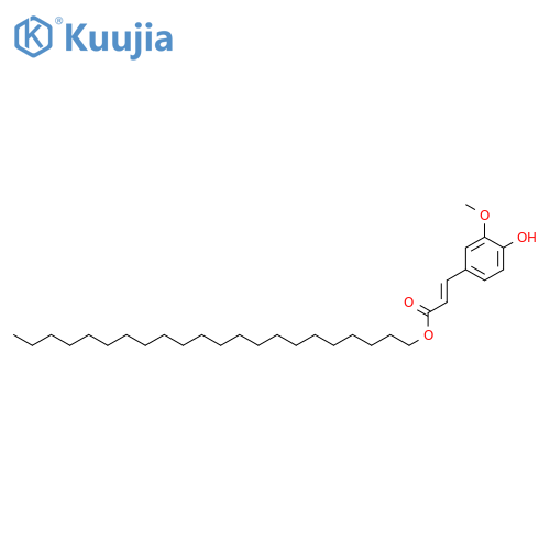 2-Propenoic acid, 3-(4-hydroxy-3-methoxyphenyl)-, docosyl ester structure