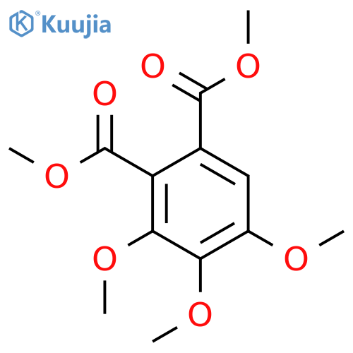 1,2-Benzenedicarboxylic acid, 3,4,5-trimethoxy-, dimethyl ester structure