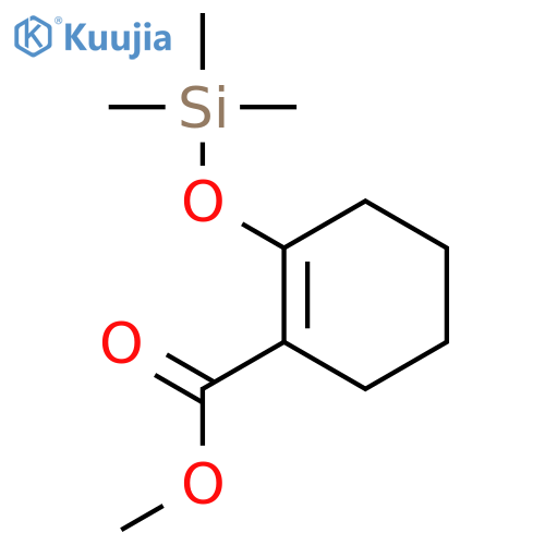 1-Cyclohexene-1-carboxylic acid, 2-[(trimethylsilyl)oxy]-, methyl ester structure