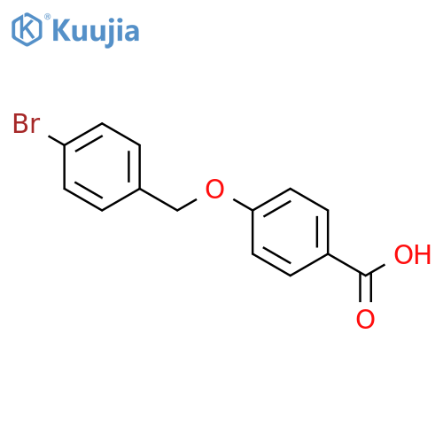 4-(4-Bromobenzyl)oxybenzoic acid structure