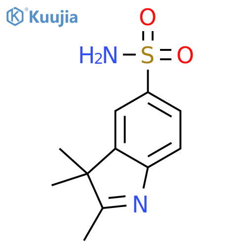 2,3,3-trimethyl-3H-indole-5-sulfonamide structure