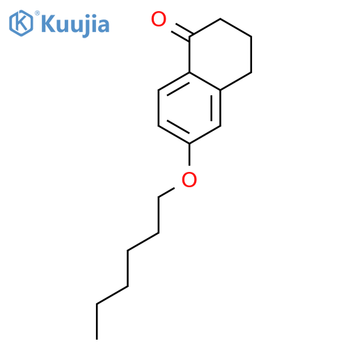 6-Hexyloxy-3,4-dihydro-2H-naphthalen-1-one structure