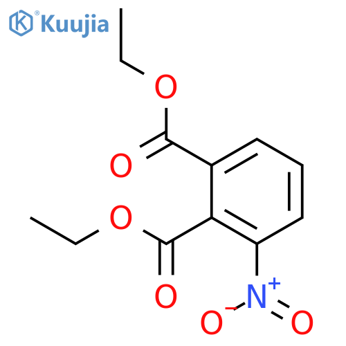 1,2-Benzenedicarboxylic acid, 3-nitro-, diethyl ester structure