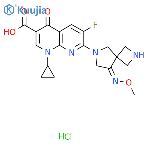 Zabofloxacin hydrochloride structure
