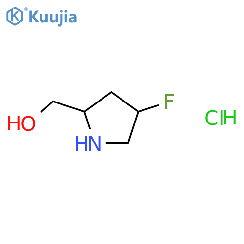 [(2S,4S)-4-fluoropyrrolidin-2-yl]methanol;hydrochloride structure