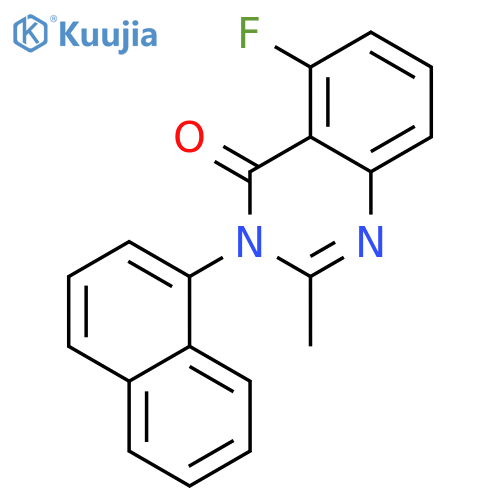 4(3H)-Quinazolinone, 5-fluoro-2-methyl-3-(1-naphthalenyl)- structure