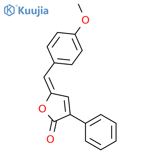 2(5H)-Furanone, 5-[(4-methoxyphenyl)methylene]-3-phenyl- structure