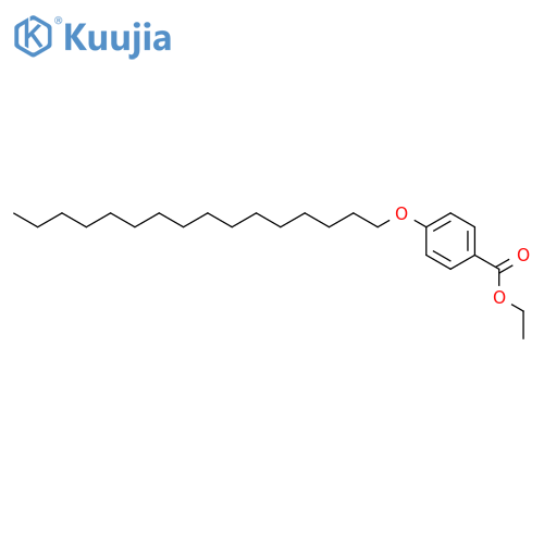 Benzoic acid, 4-(hexadecyloxy)-, ethyl ester structure